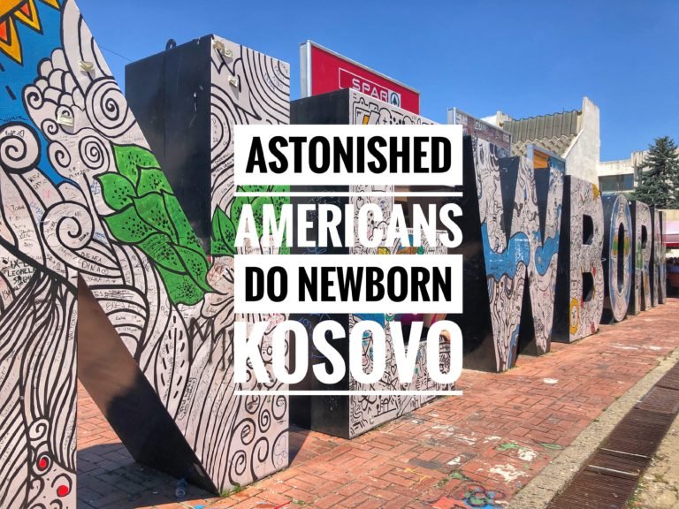 Astonished Americans Do Newborn Kosovo